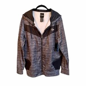 DUNLOP, NWT, MENS, LIGHTWEIGHT, HOODED, ATHLETIC JACKET. SIZE L